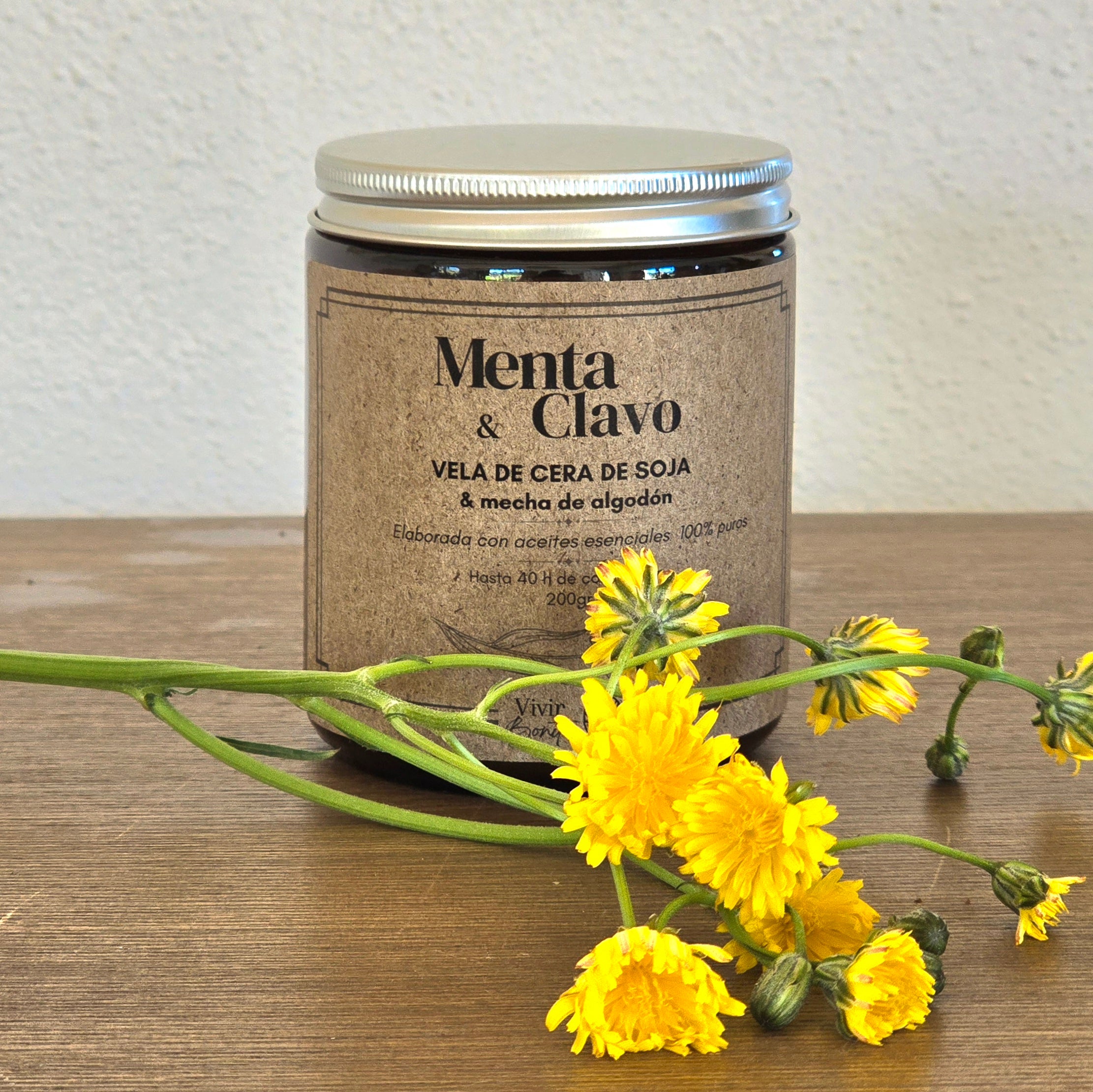 Vela de soja · Menta & Clavo · 200 g