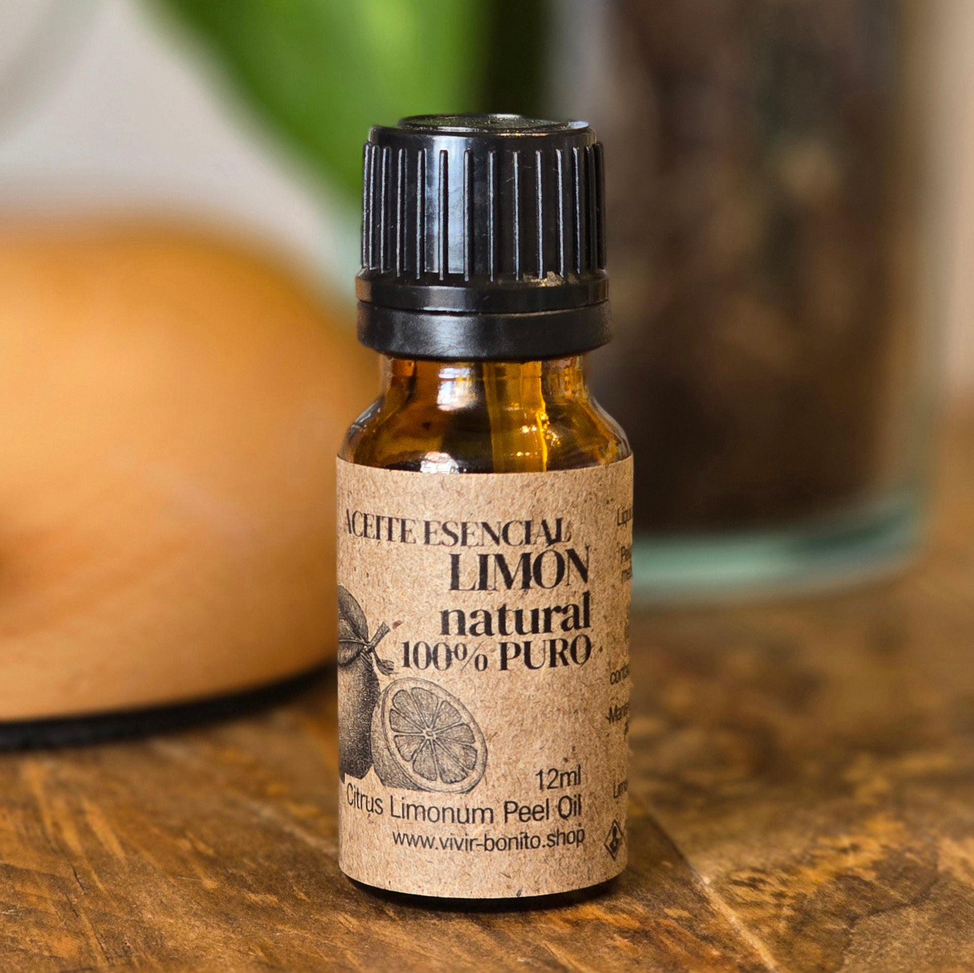 Aceite Esencial de Limón Natural  100% Puro