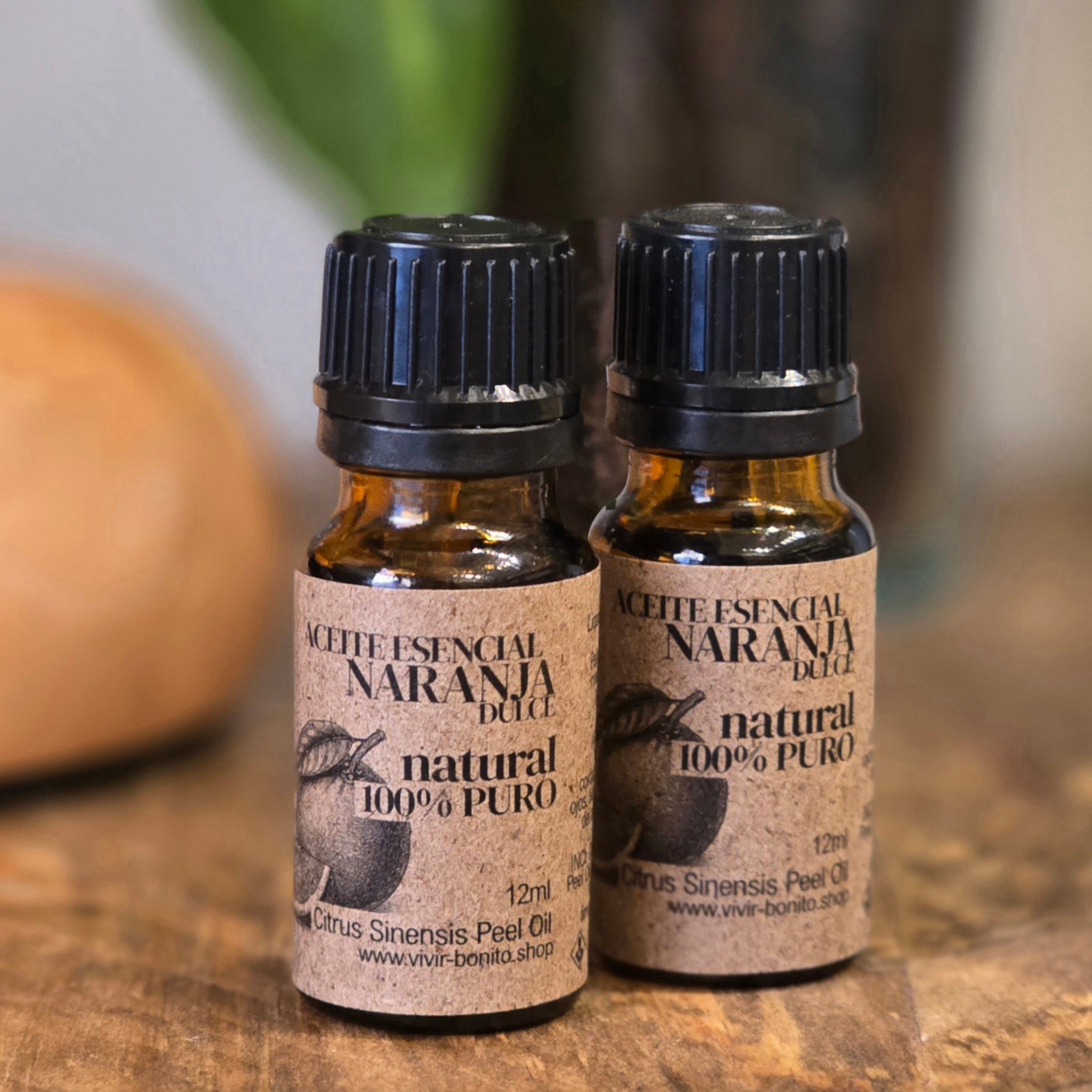 Aceite Esencial de Naranja Dulce Natural  100% Puro