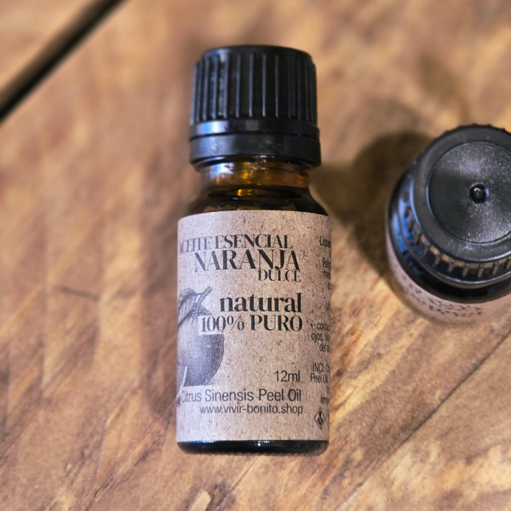 Aceite Esencial de Naranja Dulce Natural  100% Puro