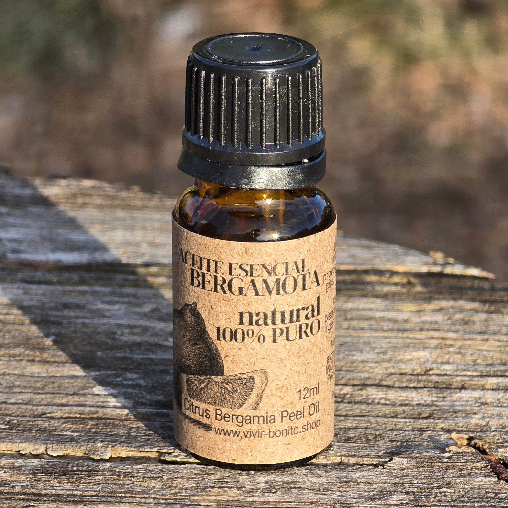 Aceite Esencial de Bergamota Natural  100% Puro