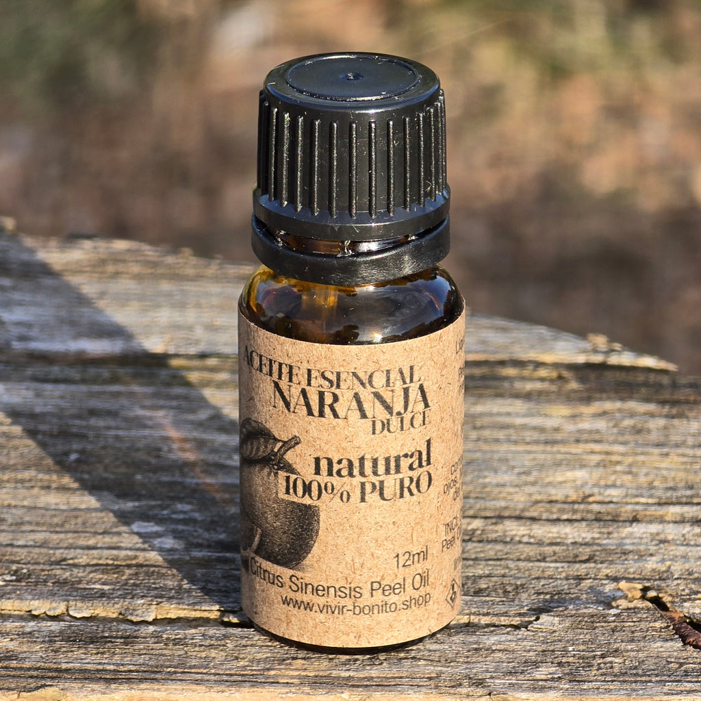 Aceite Esencial de Naranja Dulce Natural  100% Puro
