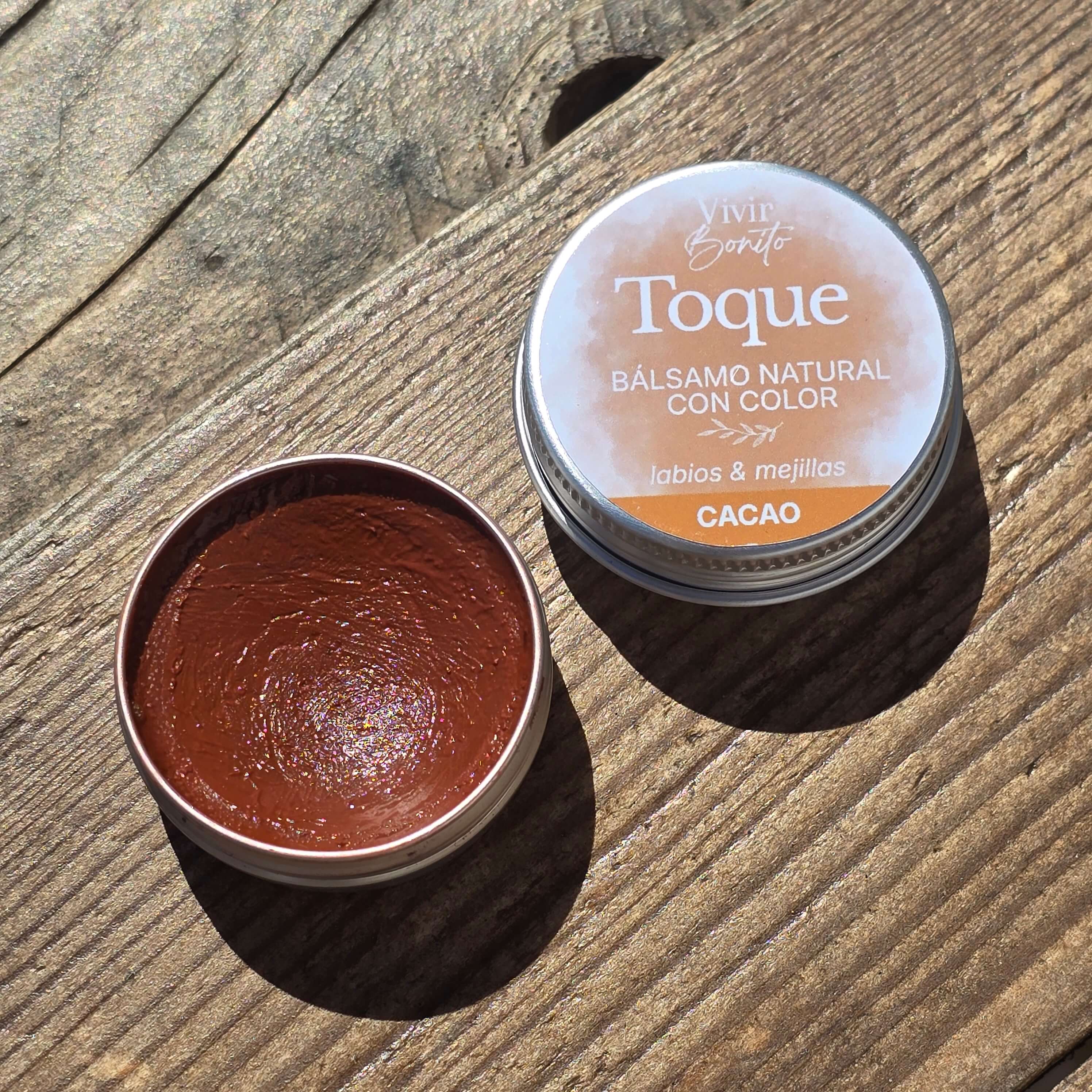 Toque Cacao · Bálsamo Natural con Color Multiuso