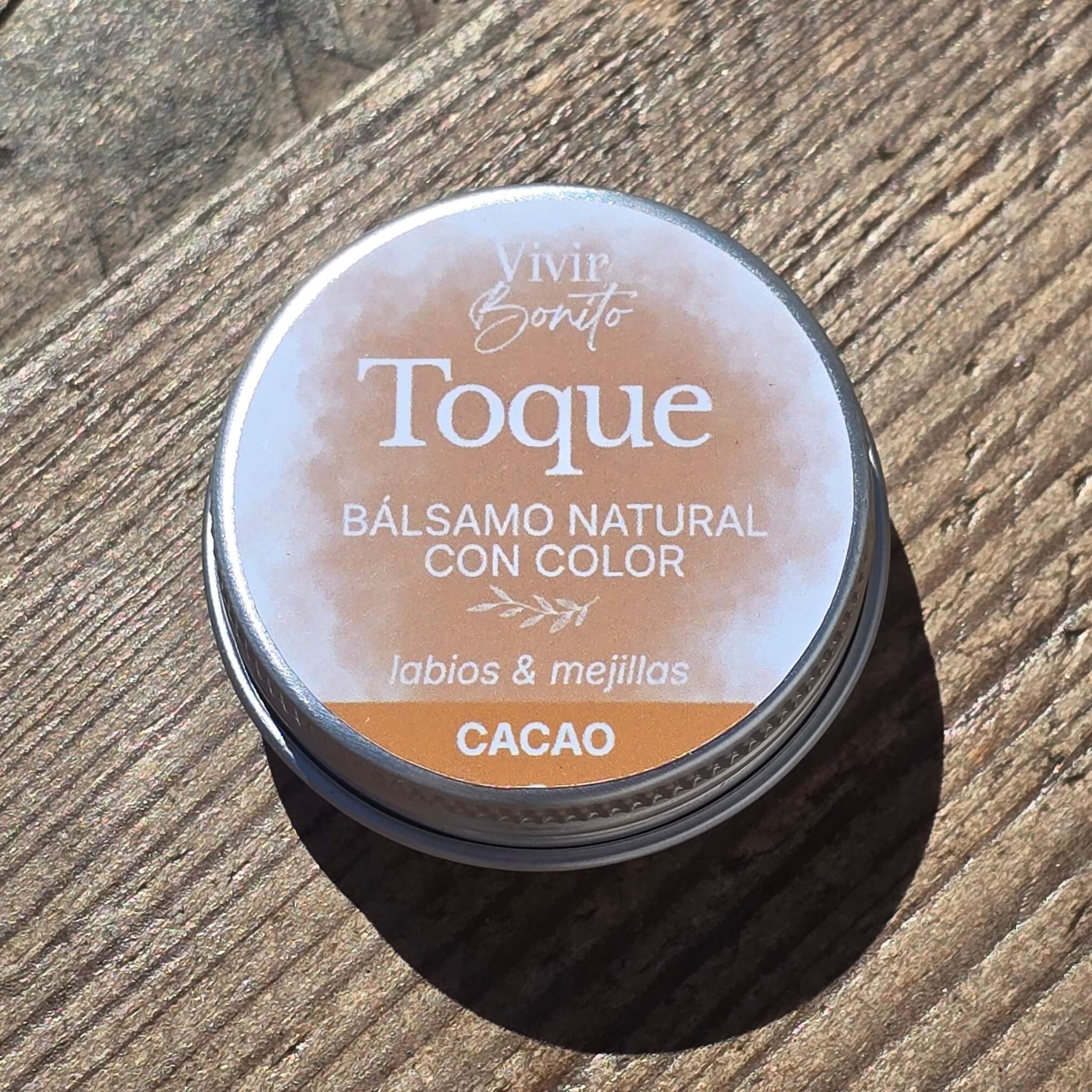 Toque Cacao · Bálsamo Natural con Color Multiuso