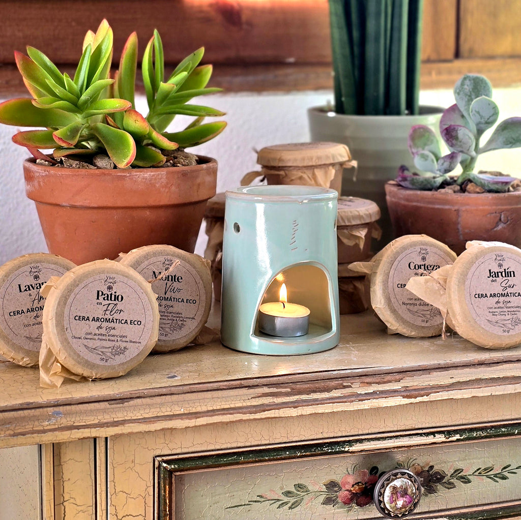 Cera aromática de soja  Eco · Patio en Flor · 50 gr