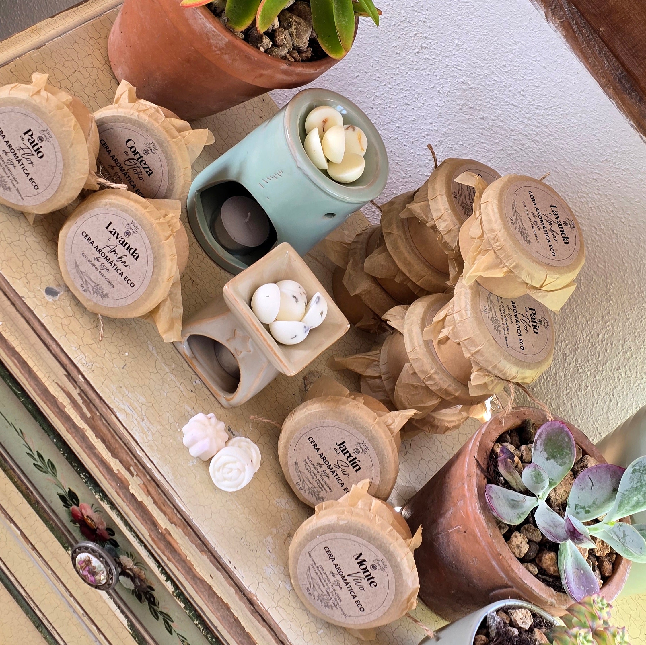 Cera aromática de soja  Eco · Corteza de Otoño · 50 gr