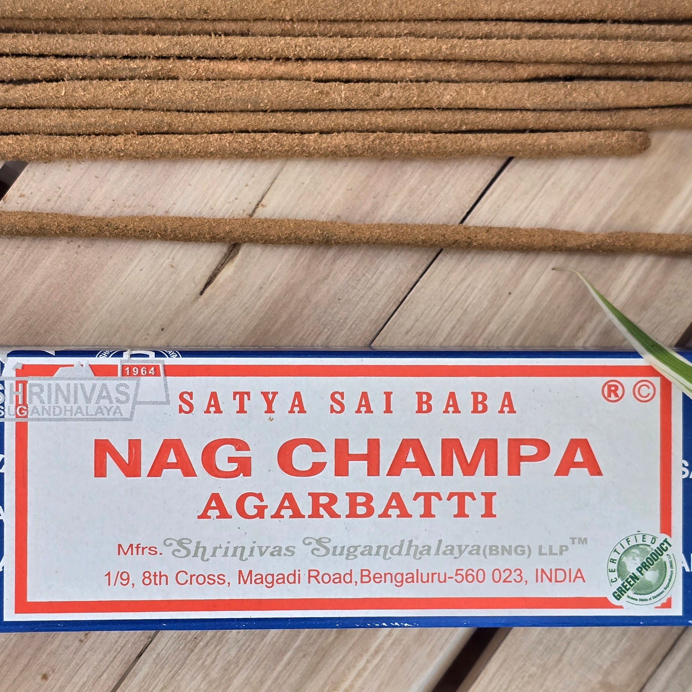 Incienso Nag Champa Agarbatti Satya