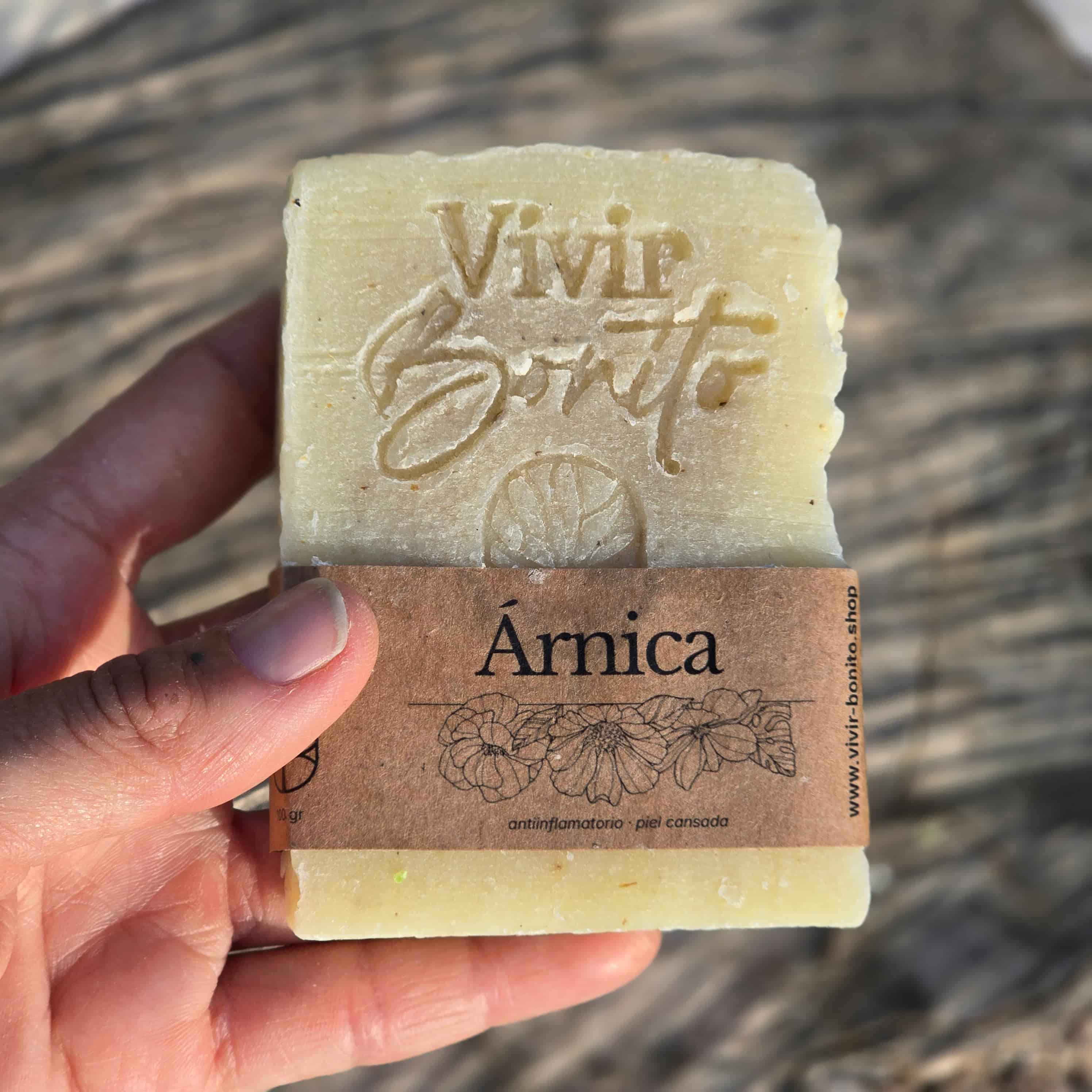 Jabón Natural Artesano · Árnica · 100 gr
