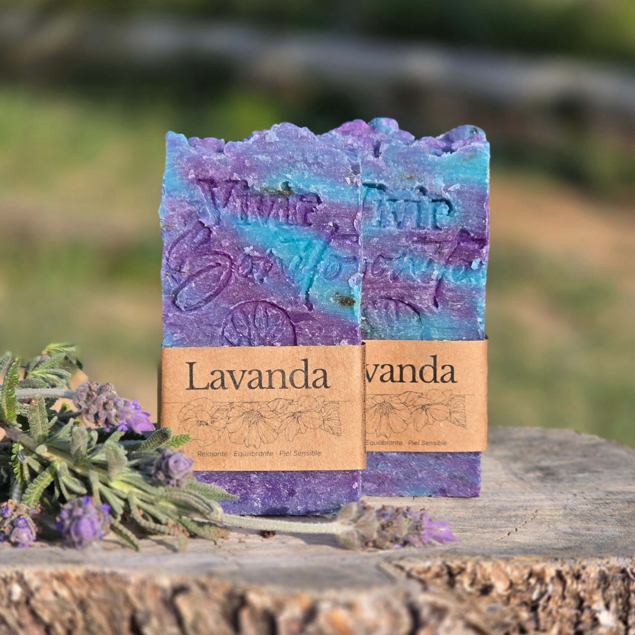 Jabón Natural Artesano · Lavanda · 100 gr