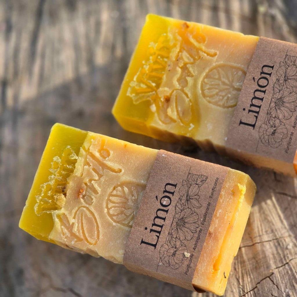 Jabón Natural Artesano · Limón · 100 gr