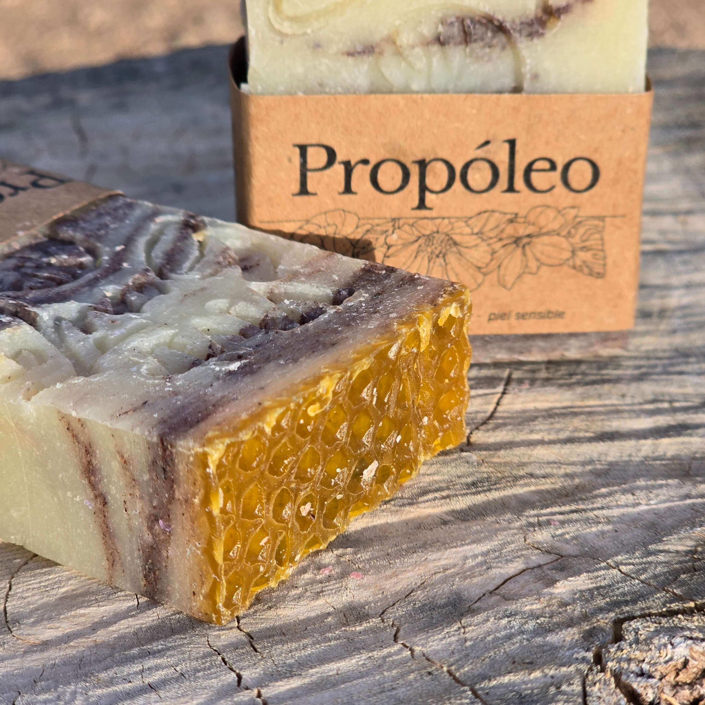 Jabón Natural Artesano · Propóleo · 100 gr