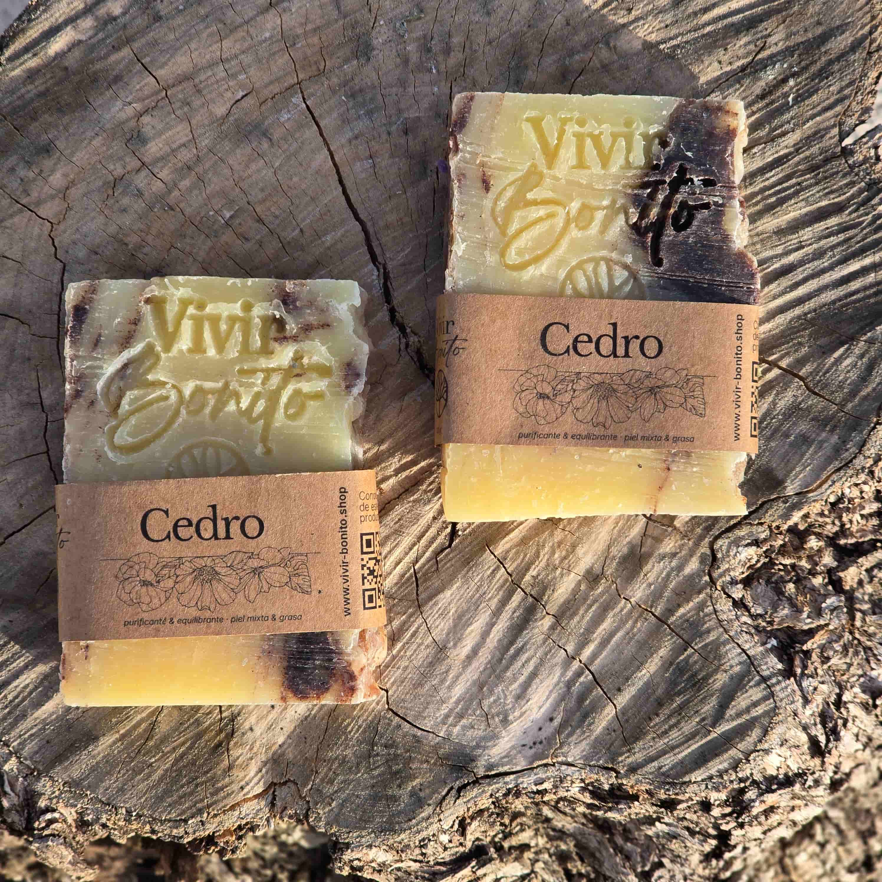 Jabón Natural Artesano · Cedro · 100 gr