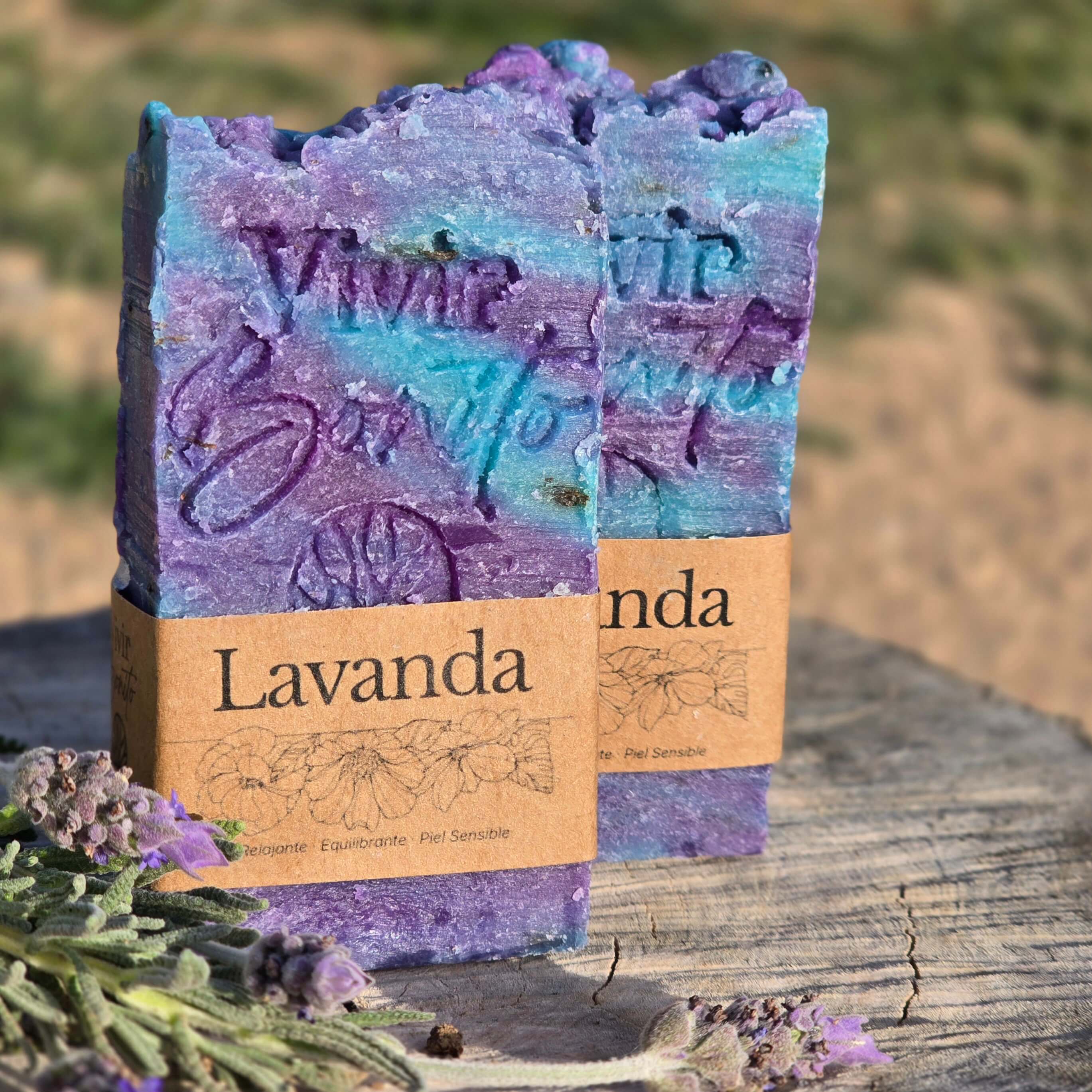 Jabón Natural Artesano · Lavanda · 100 gr