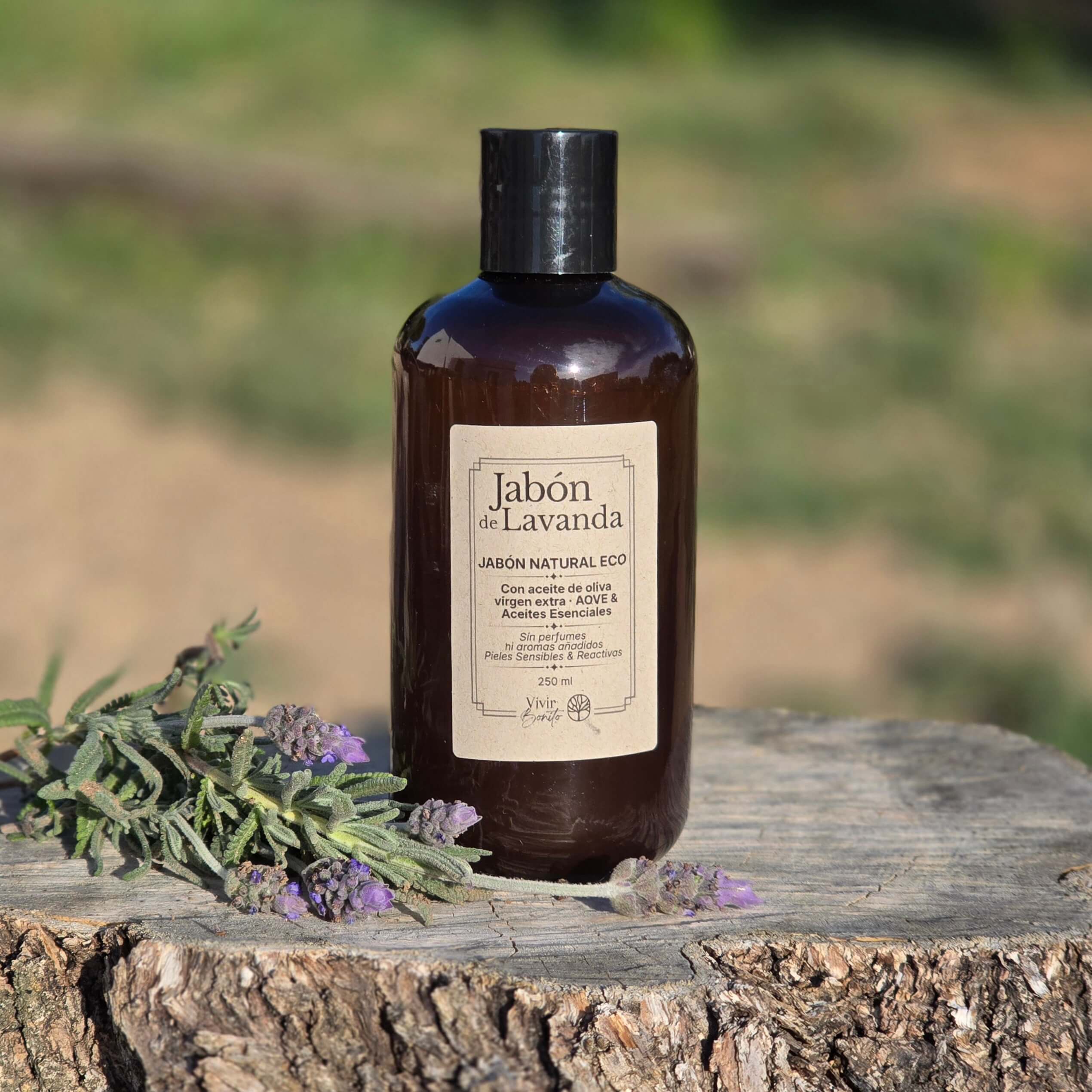 Jabón Natural Ecológico de Lavanda · 250 ml