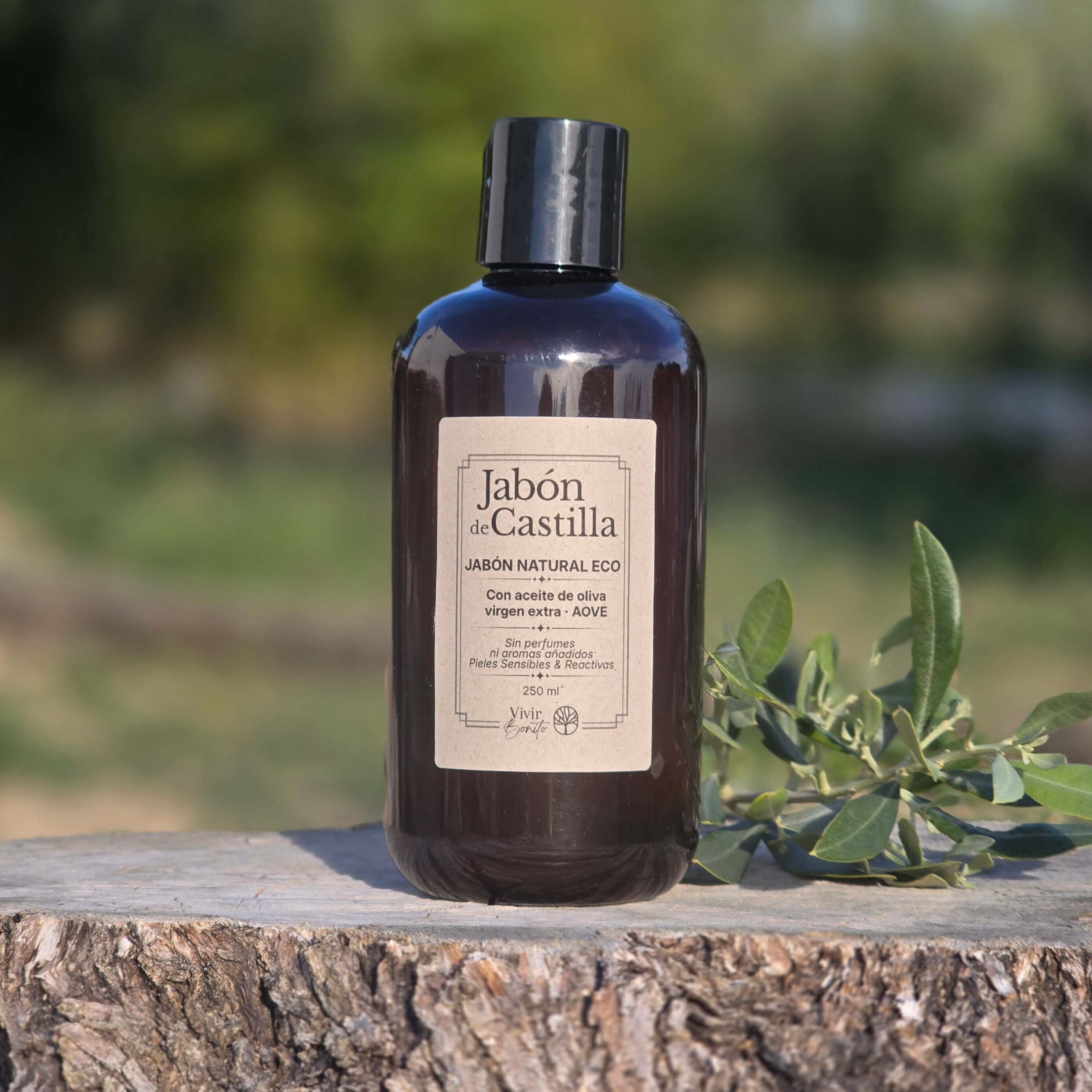 Jabón Natural de Castilla AOVE · 250 ml