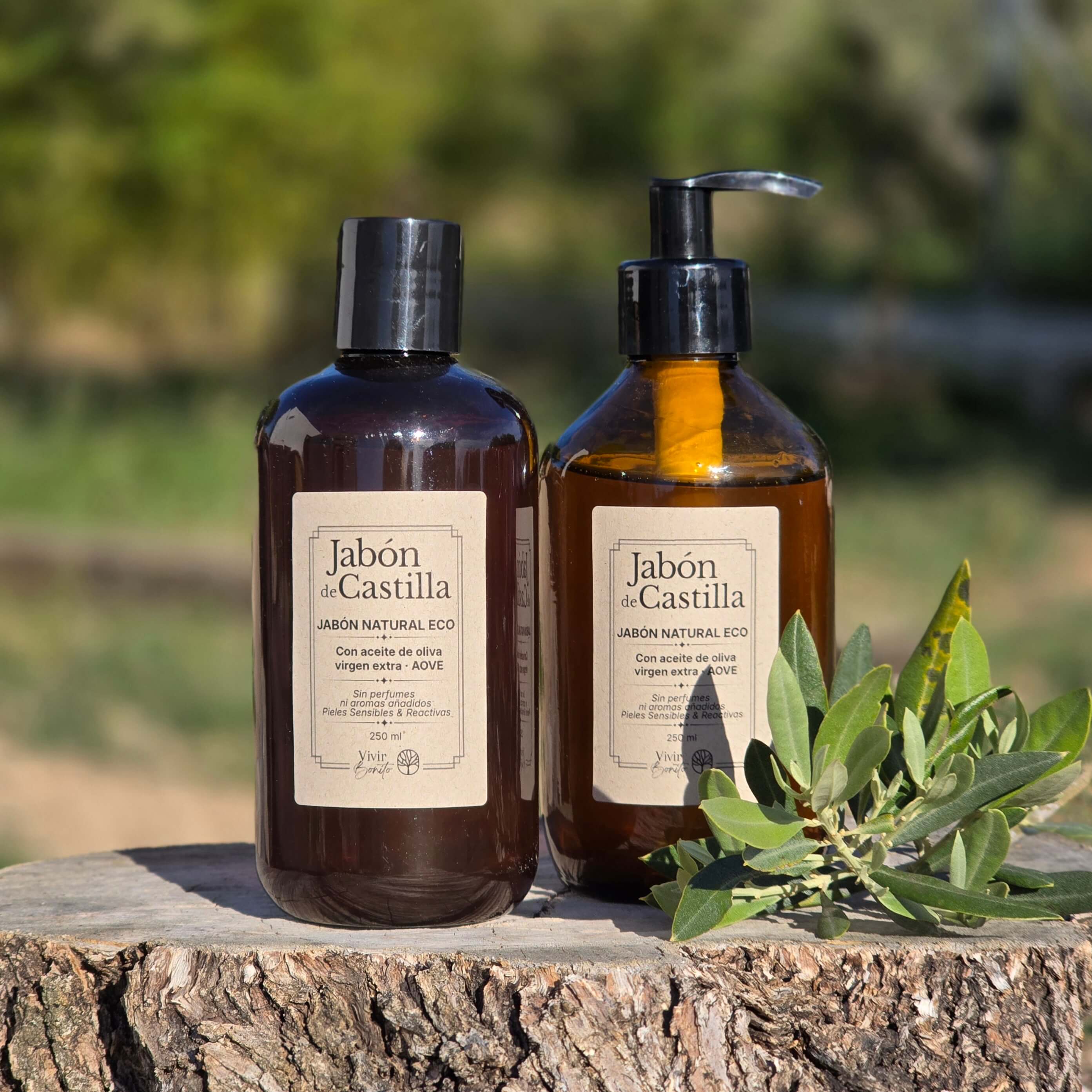 Jabón Natural de Castilla AOVE · 250 ml