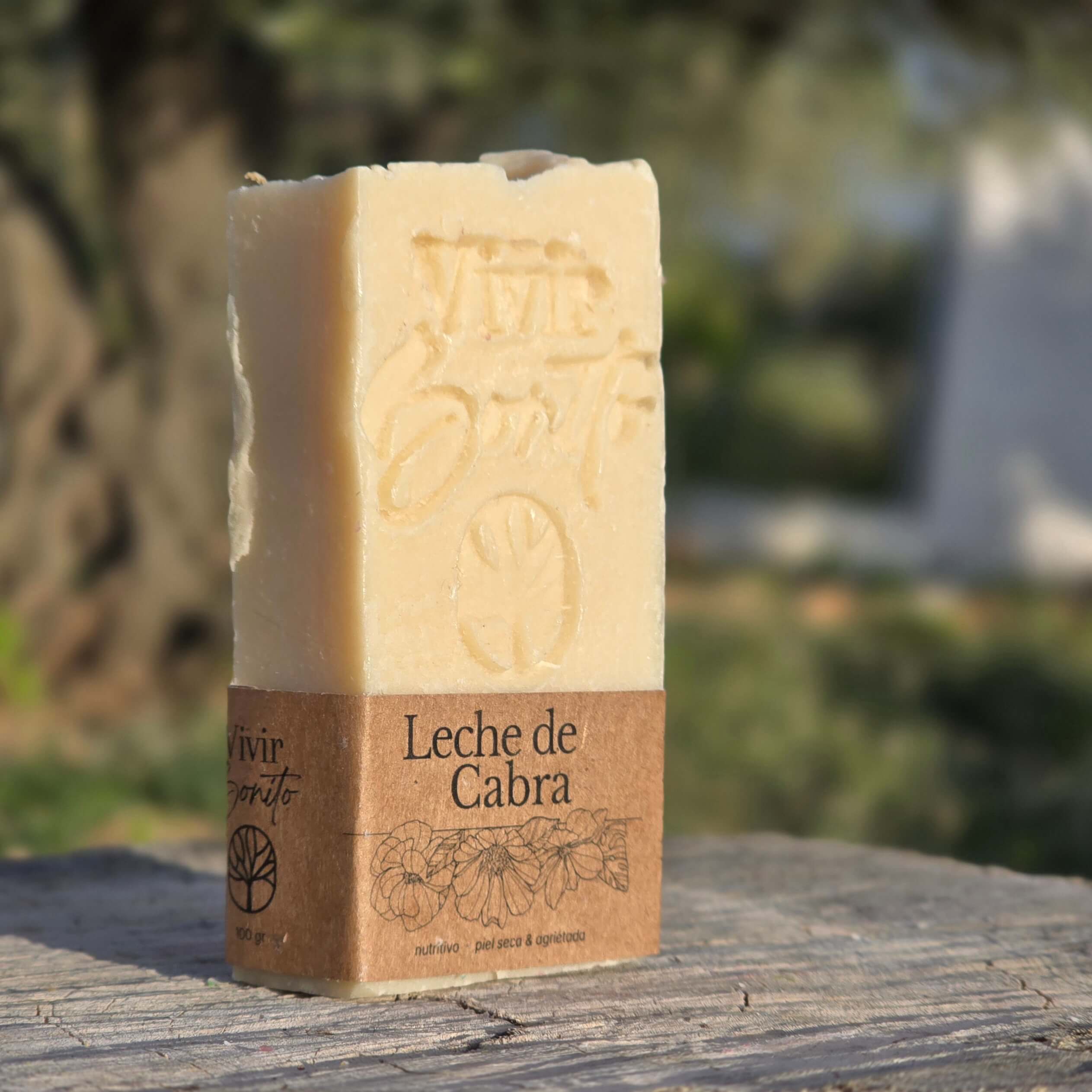 Jabón Natural Artesano · Leche de Cabra · 100 gr