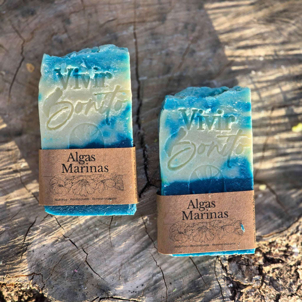 Jabón Natural Artesano · Algas Marinas · 100 gr