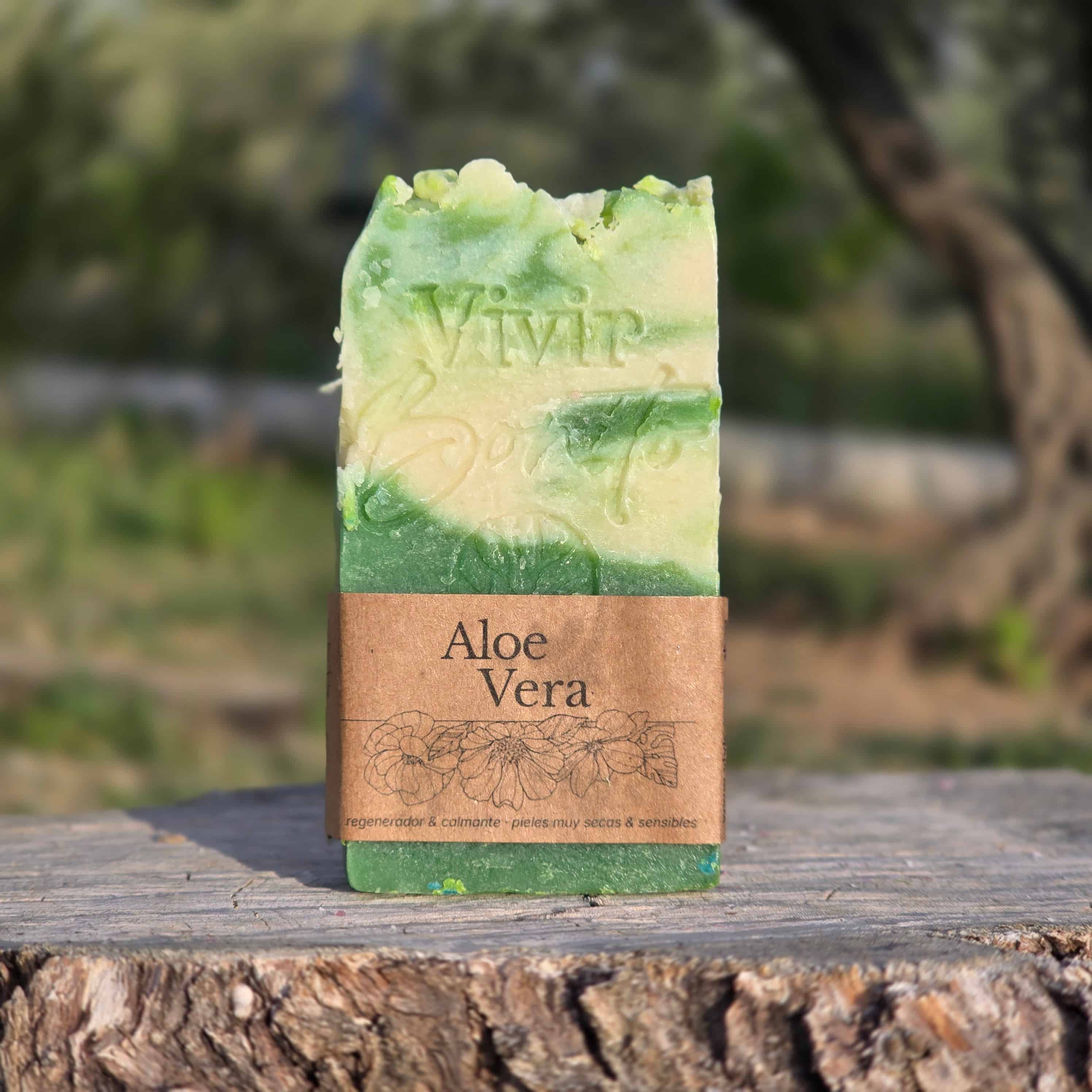 Jabón Natural Artesano · Aloe Vera · 100 gr