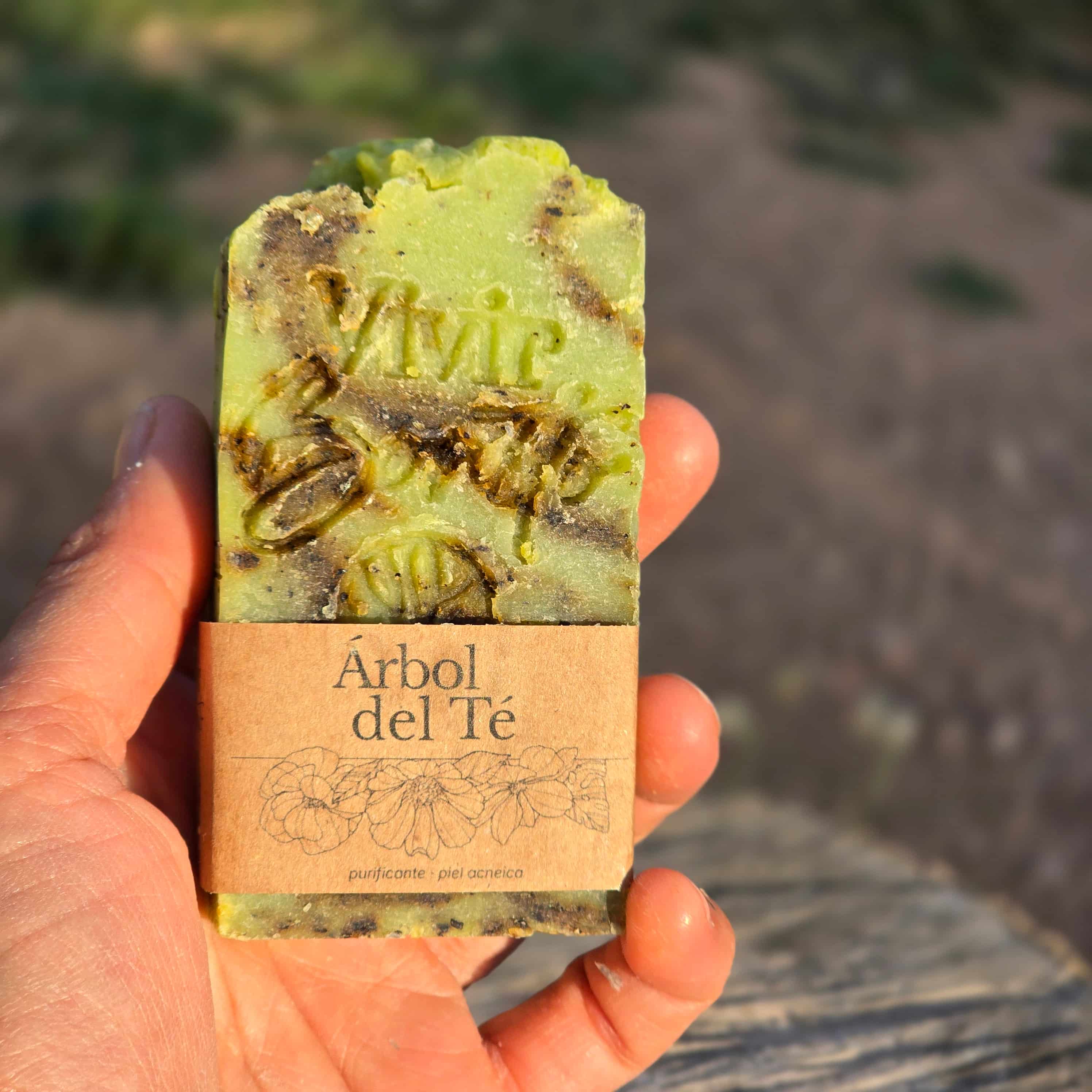 Jabón Natural Artesano · Árbol del Té · 100 gr