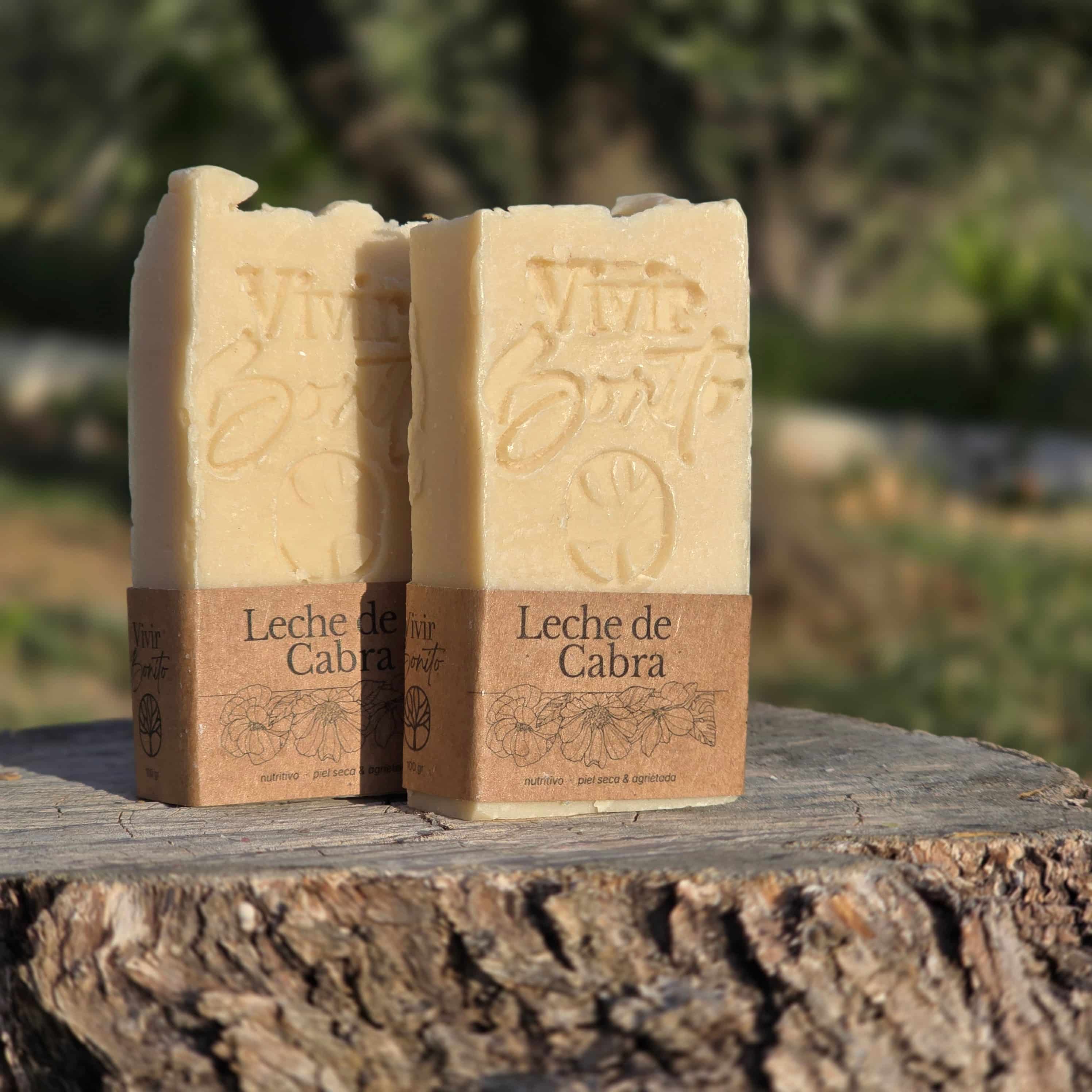 Jabón Natural Artesano · Leche de Cabra · 100 gr