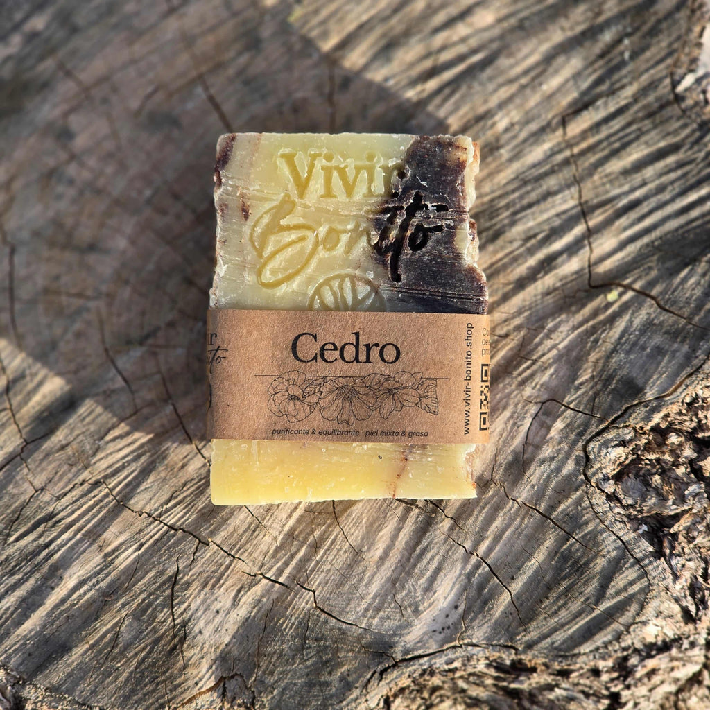 Jabón Natural Artesano · Cedro · 100 gr
