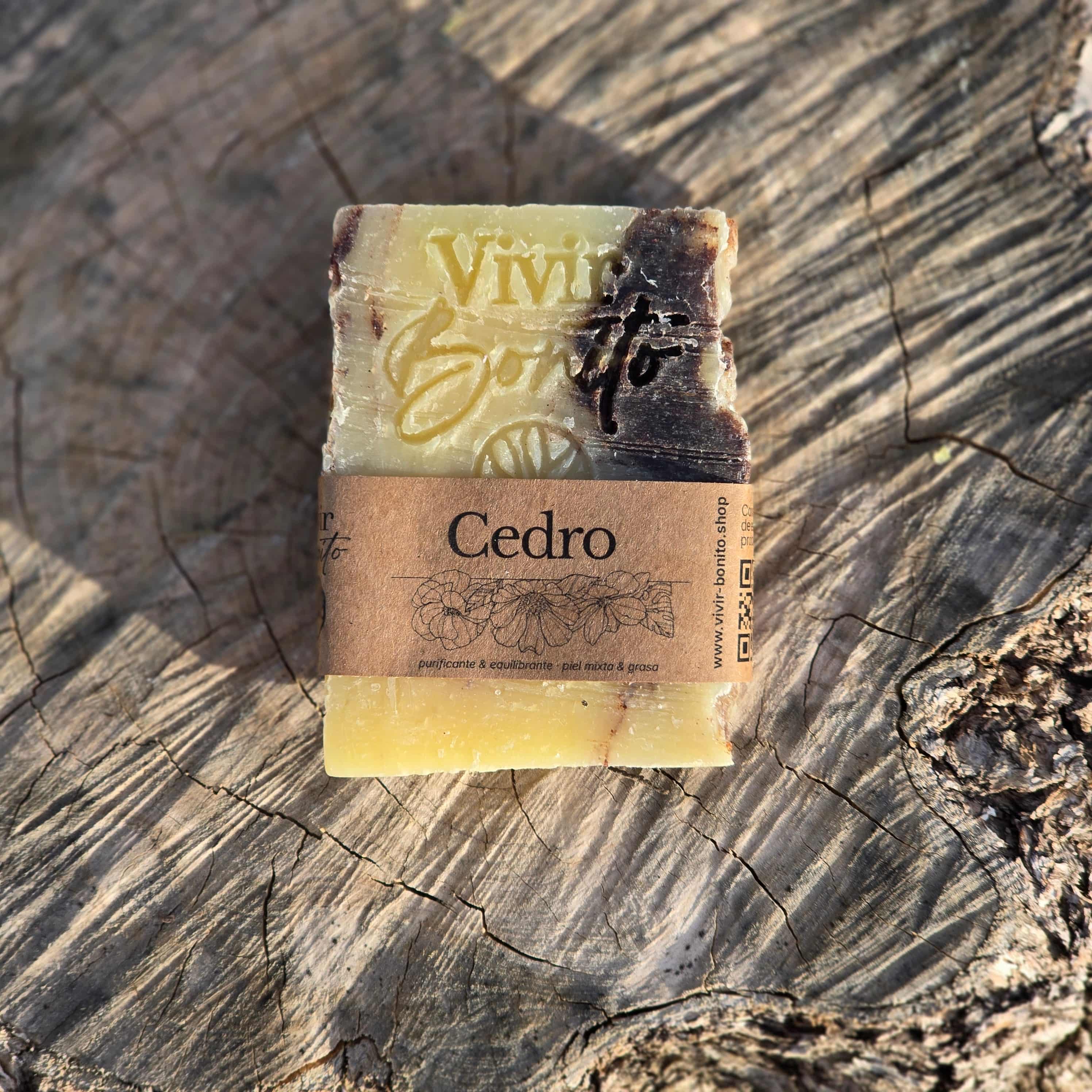 Jabón Natural Artesano · Cedro · 100 gr