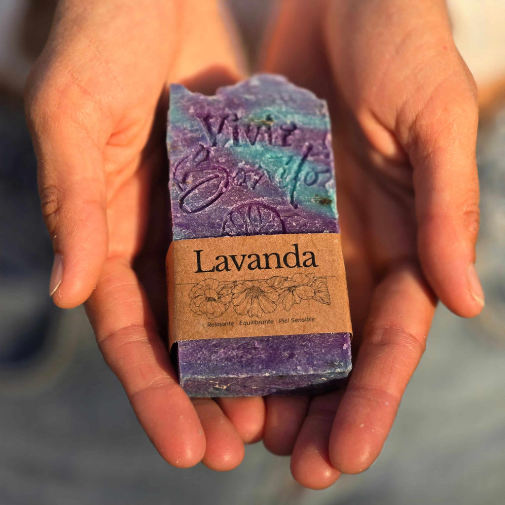 Jabón Natural Artesano · Lavanda · 100 gr