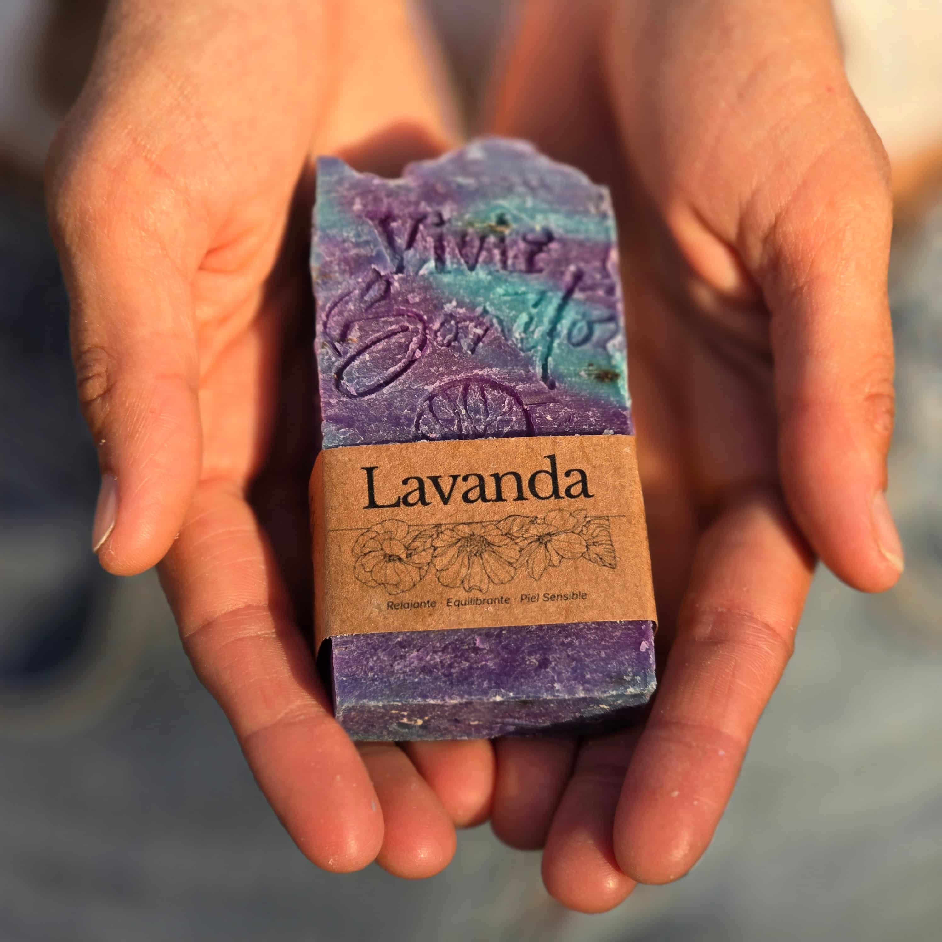 Jabón Natural Artesano · Lavanda · 100 gr