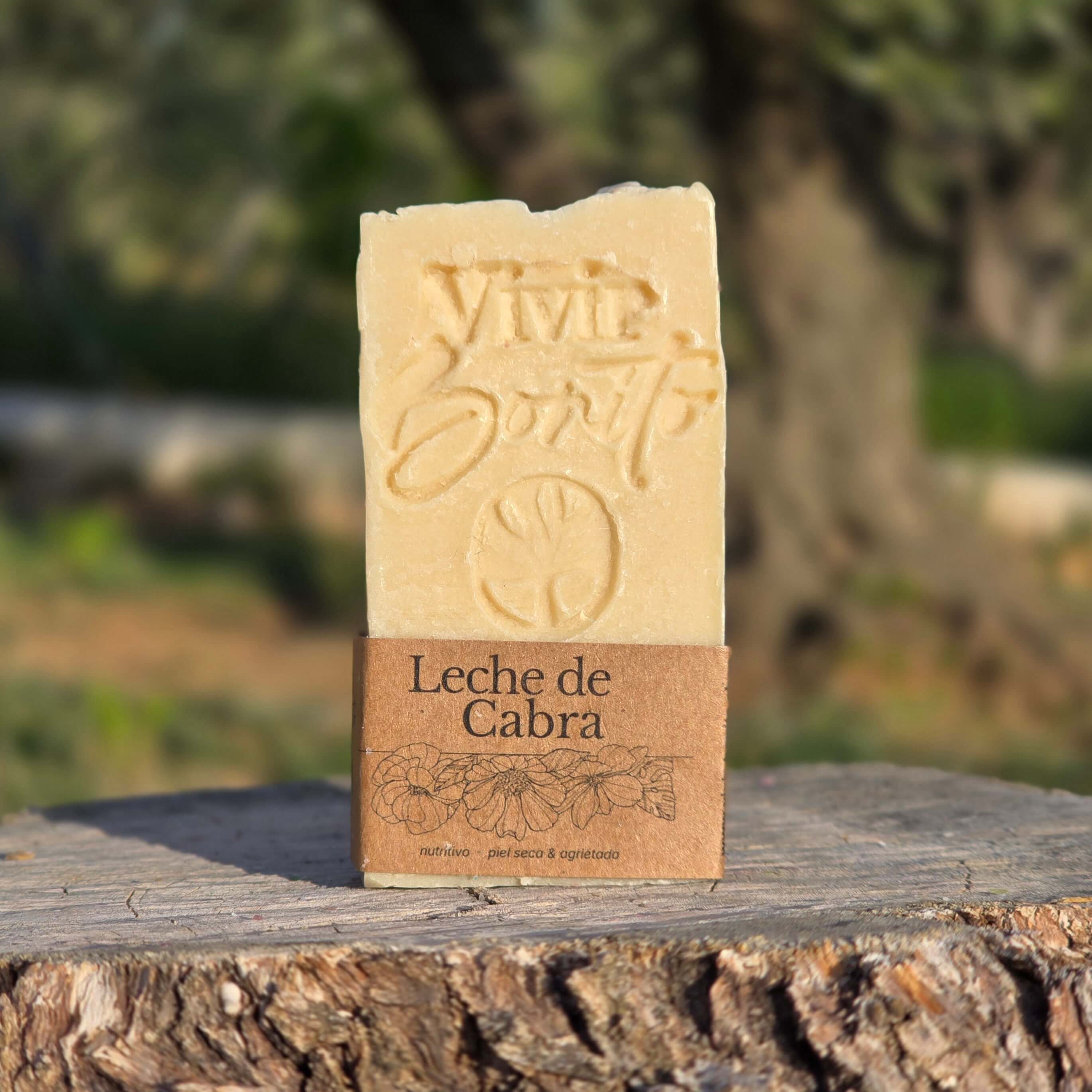 Jabón Natural Artesano · Leche de Cabra · 100 gr