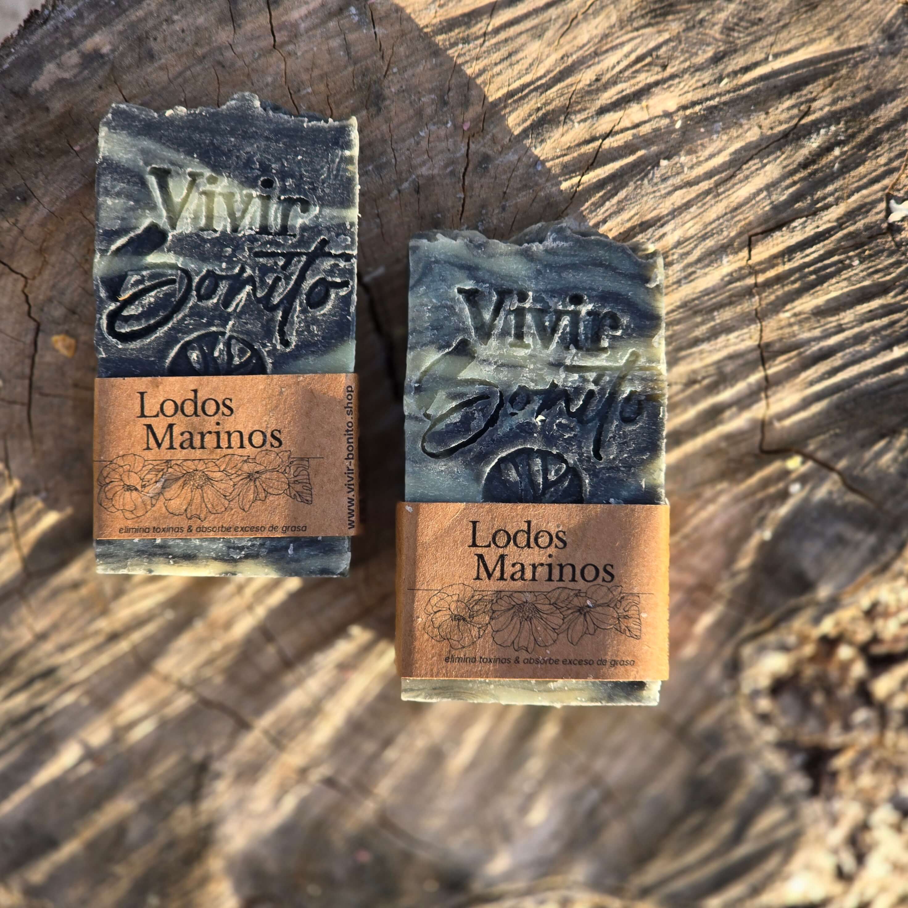 Jabón Natural Artesano · Lodos Marinos · 100 gr