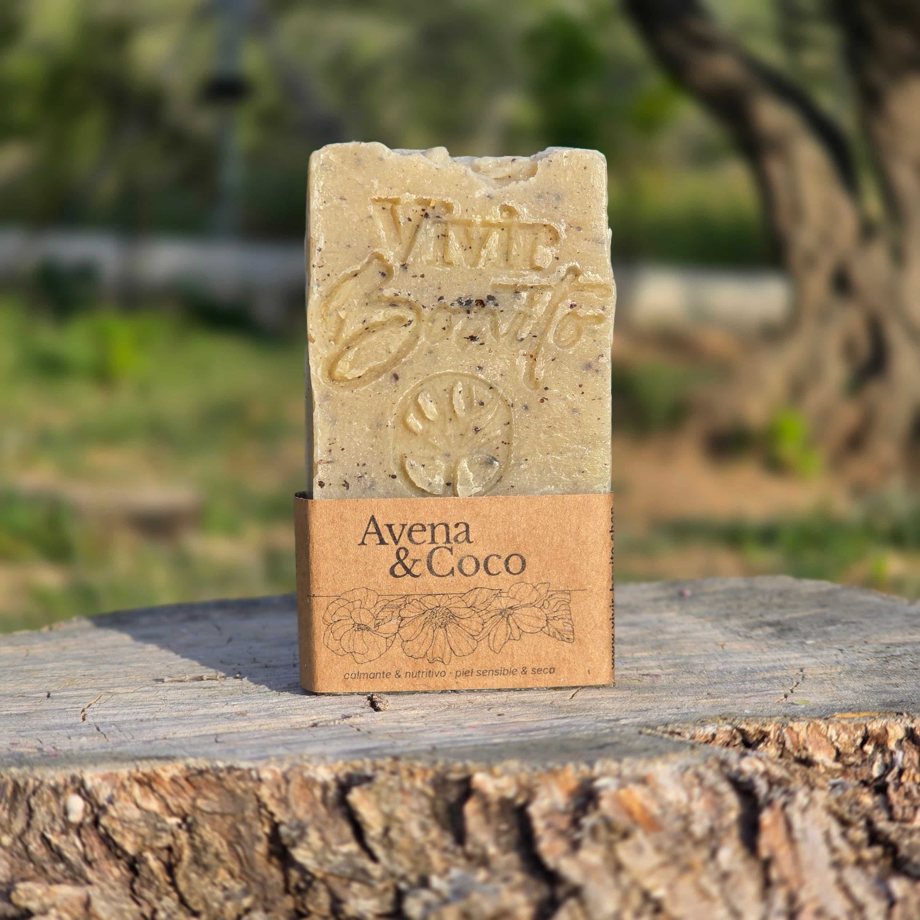 Jabón Natural Artesano · Avena & Coco · 100 gr