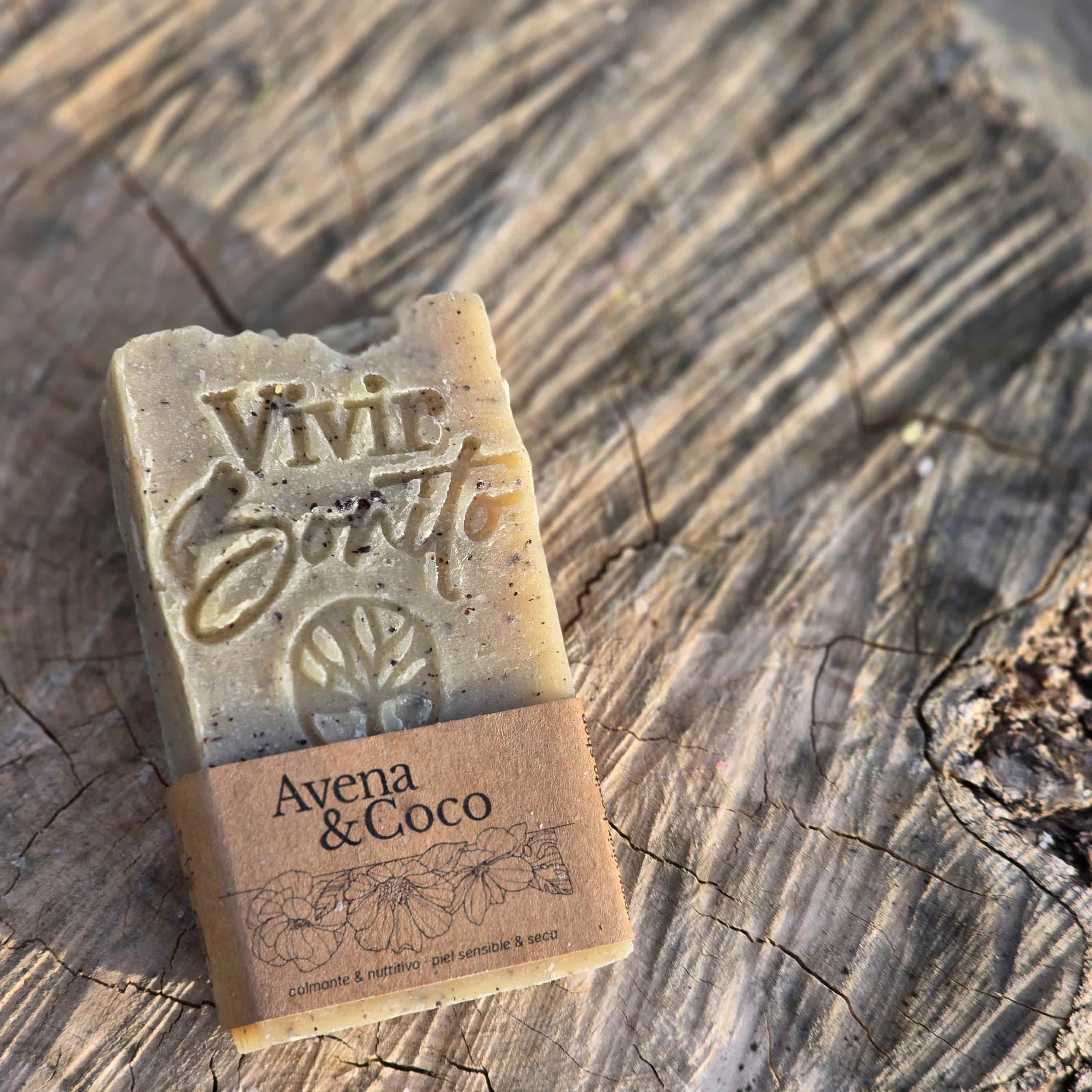 Jabón Natural Artesano · Avena & Coco · 100 gr