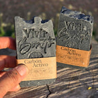 Jabón Natural Artesano · Carbón Activo · 100 gr