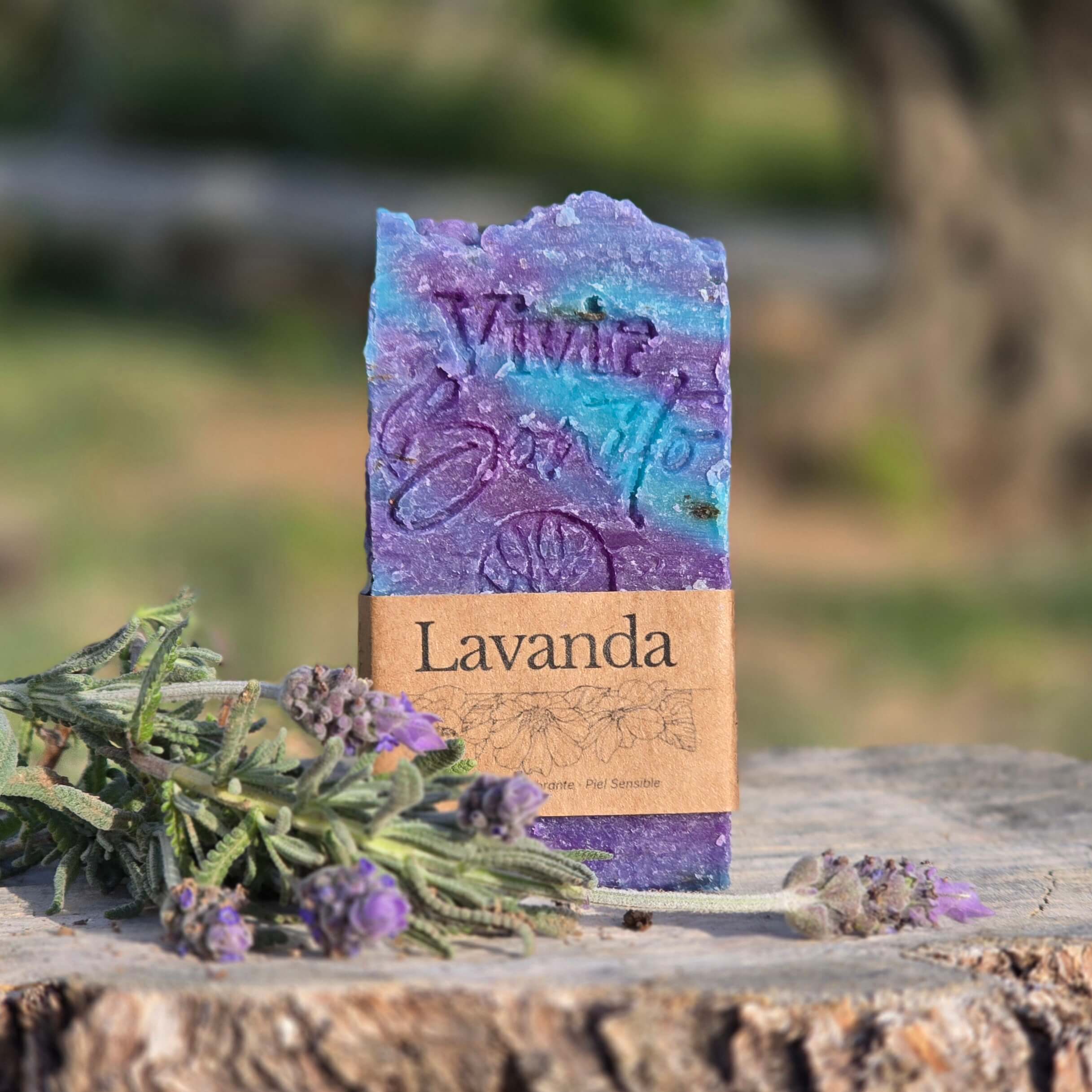 Jabón Natural Artesano · Lavanda · 100 gr