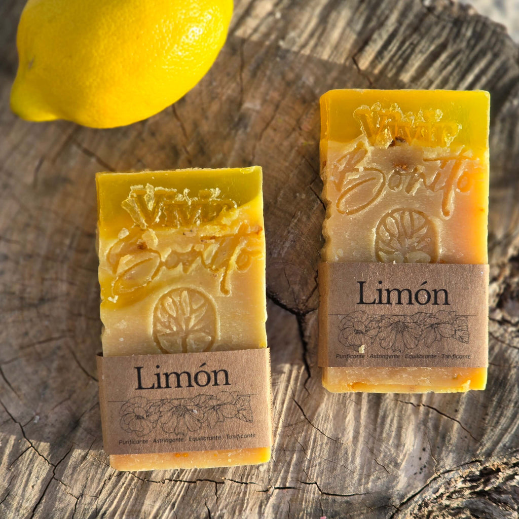 Jabón Natural Artesano · Limón · 100 gr