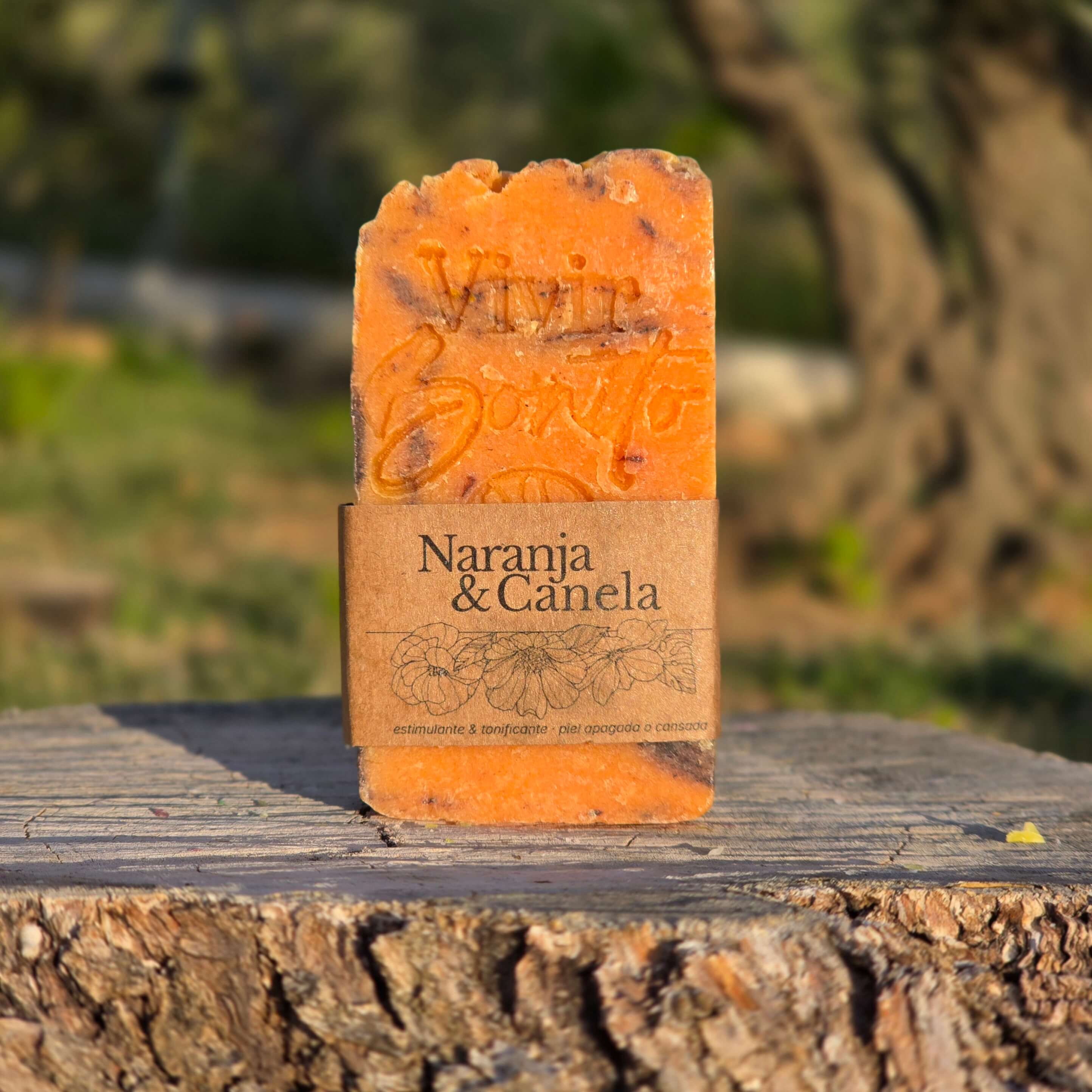 Jabón Natural Artesano · Naranja & Canela · 100 gr