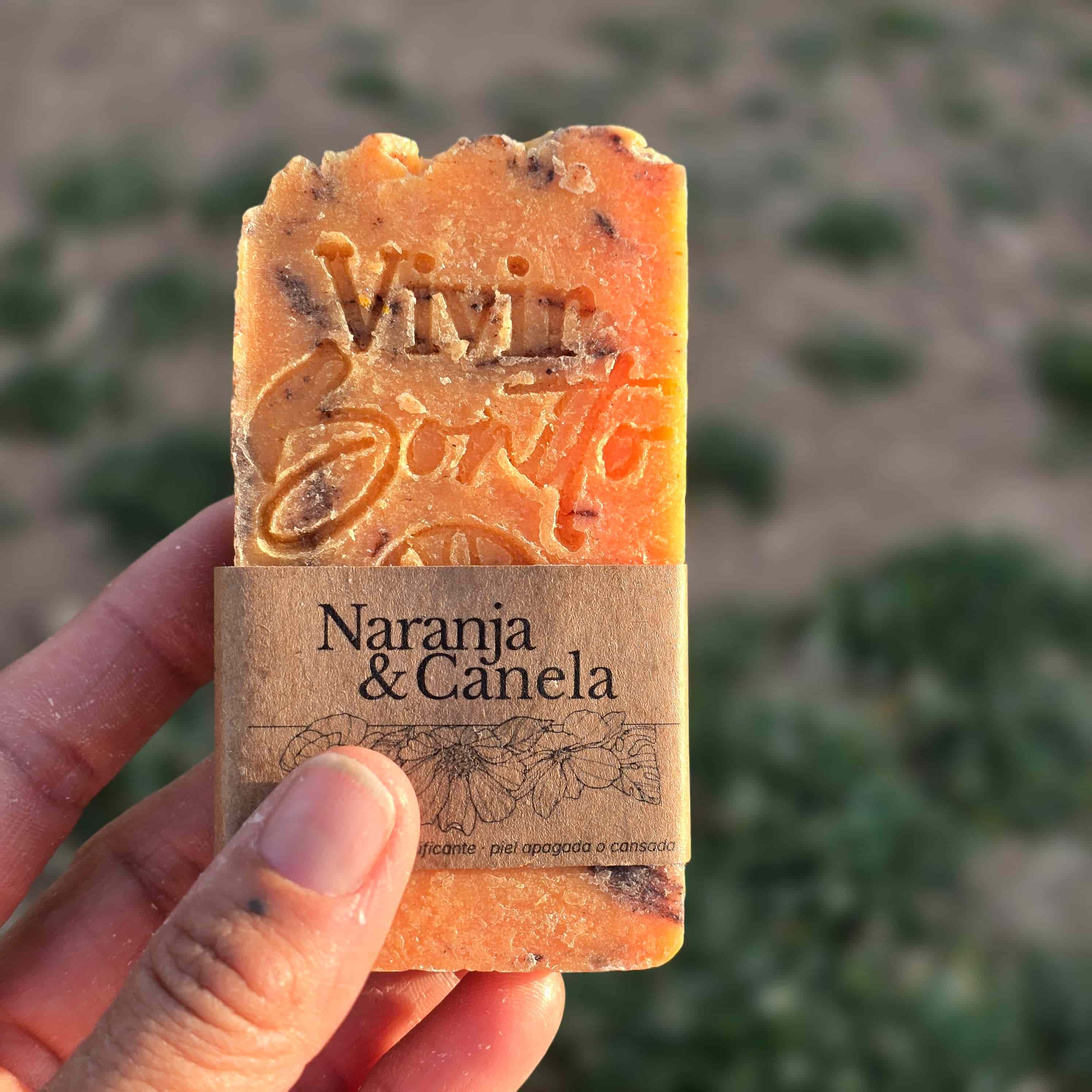 Jabón Natural Artesano · Naranja & Canela · 100 gr