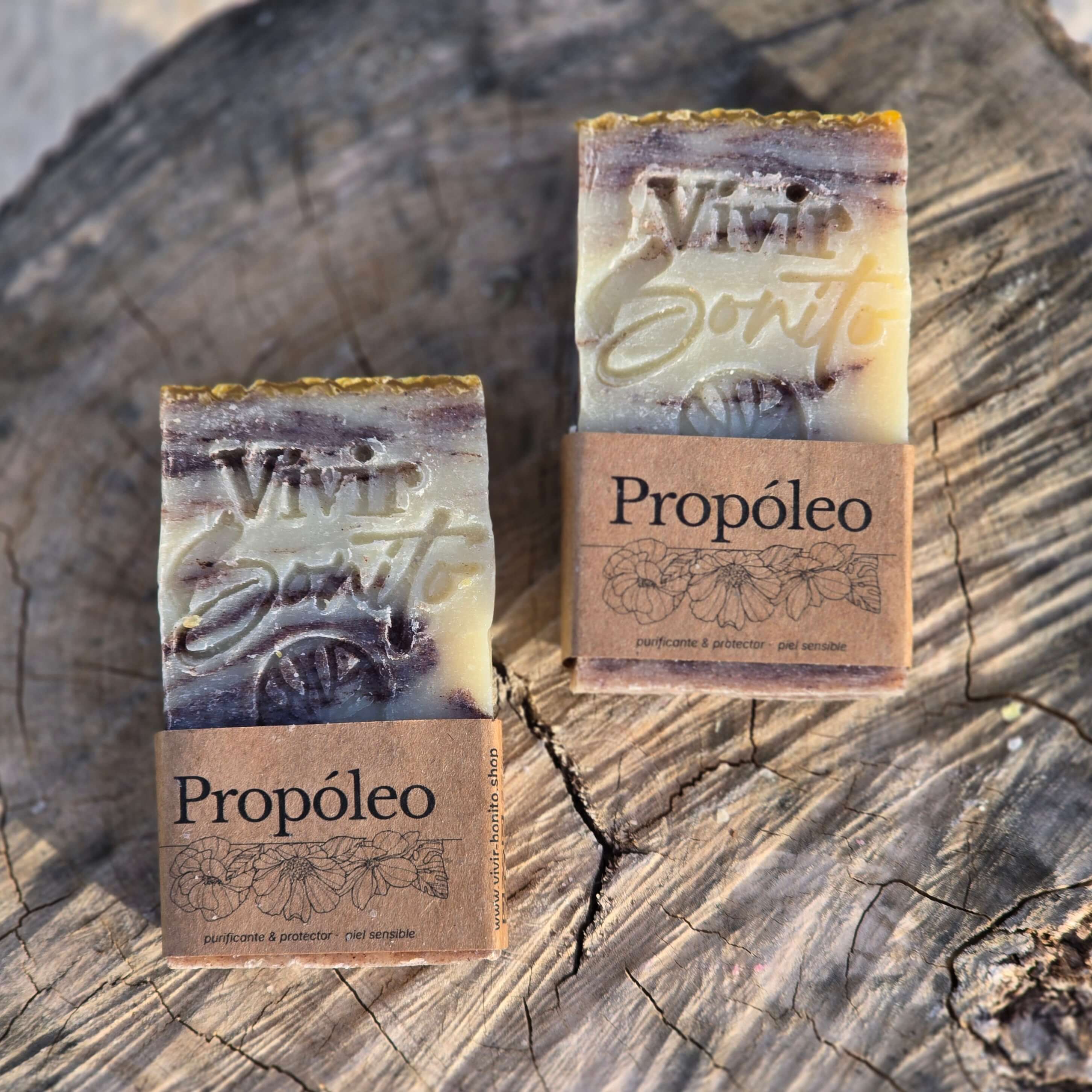 Jabón Natural Artesano · Propóleo · 100 gr